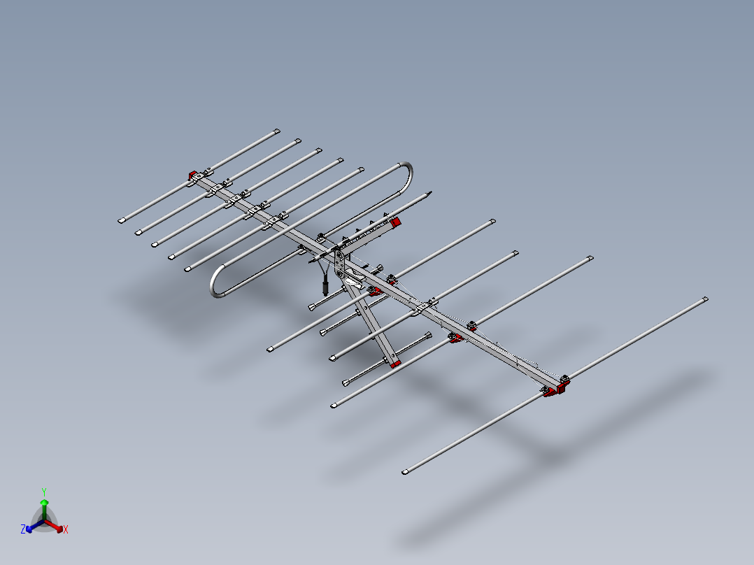 天线4正等轴测图
