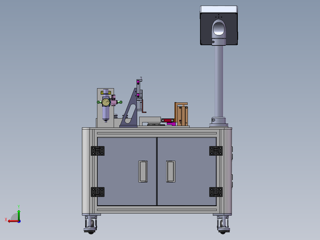 半自动化冲压设备sw16可编辑后视图