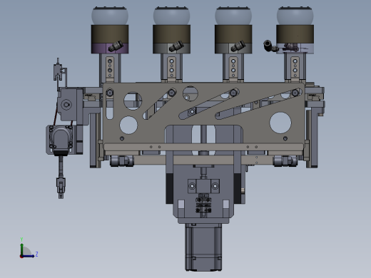 全自动球泡灯罩手爪左视缩略图