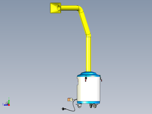 B3003291-UPC-260 小型烟雾灰尘收集器右视缩略图