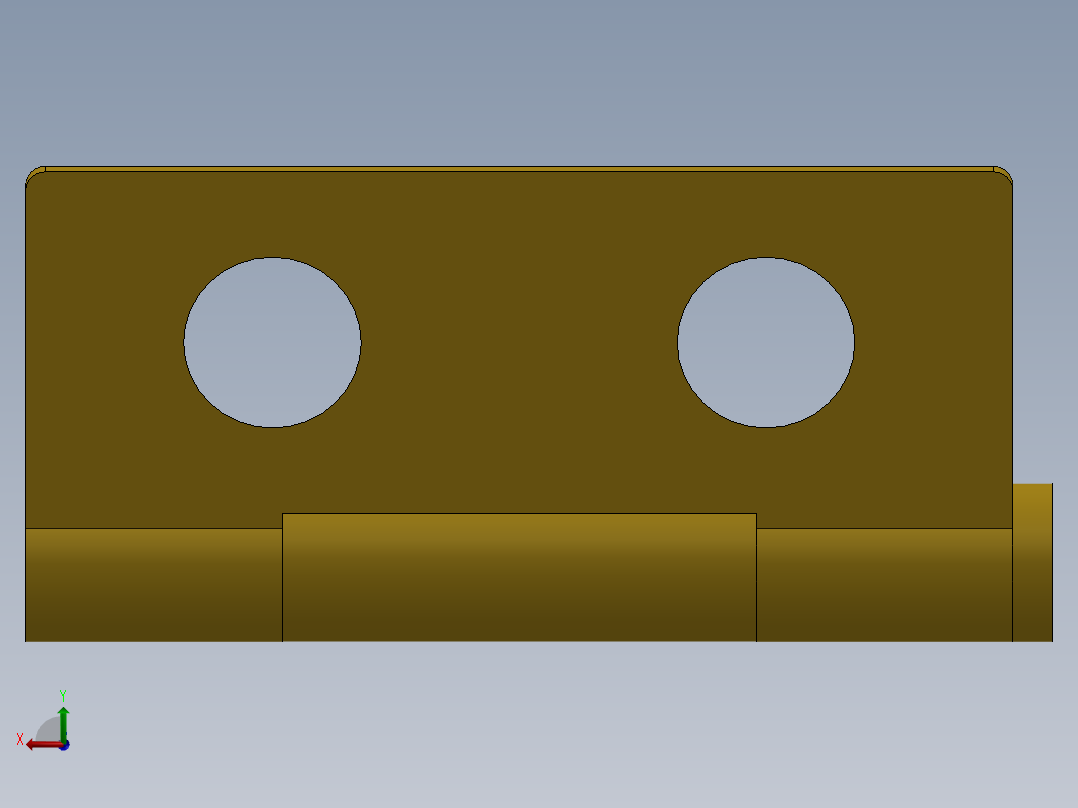 合页、铰链(70)后视图