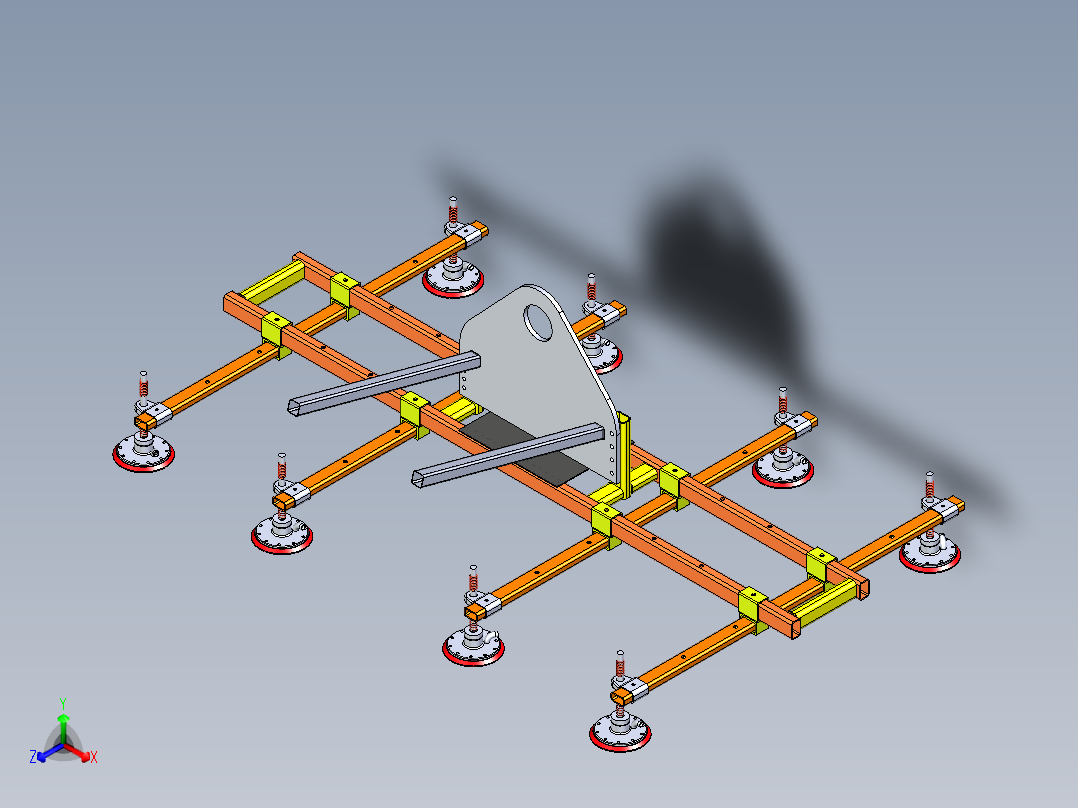 B3003539-真空板金属提升机吸盘