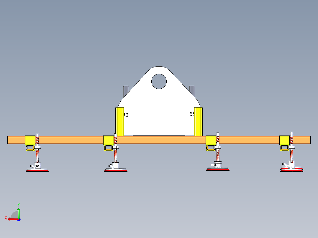 B3003539-真空板金属提升机吸盘后视图
