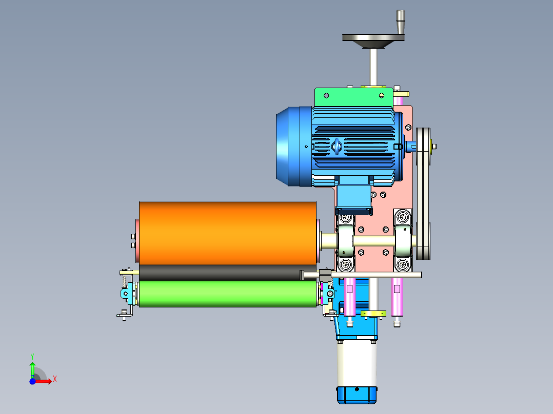 板材表面打磨输送设备 PSM-53前视图