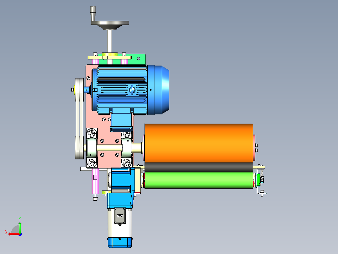 板材表面打磨输送设备 PSM-53后视图