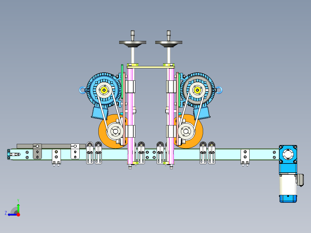 板材表面打磨输送设备 PSM-53右视图