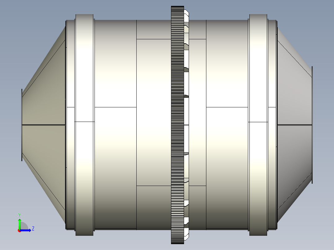 DMS旋转格栅左视图