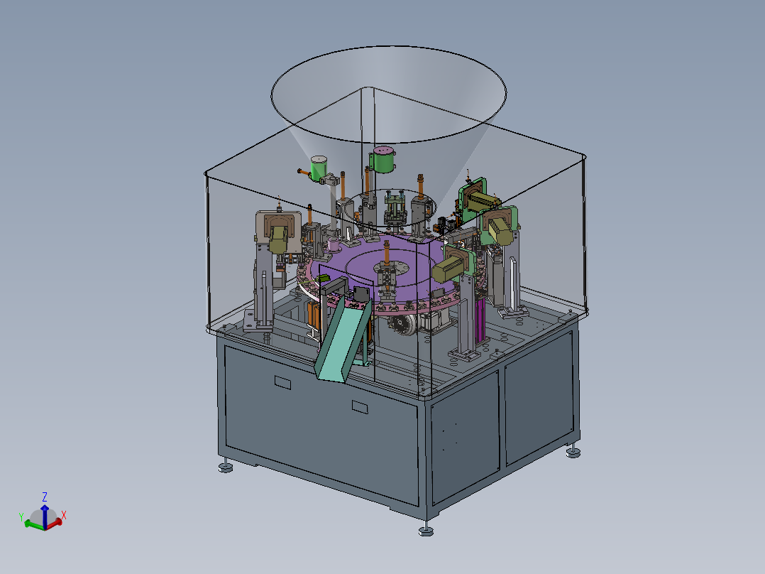 化妆品瓶盖自动组装机