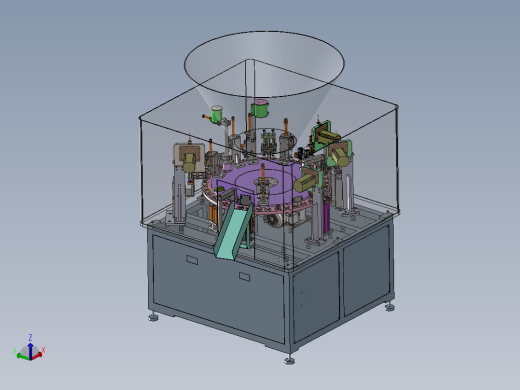 化妆品瓶盖自动组装机
