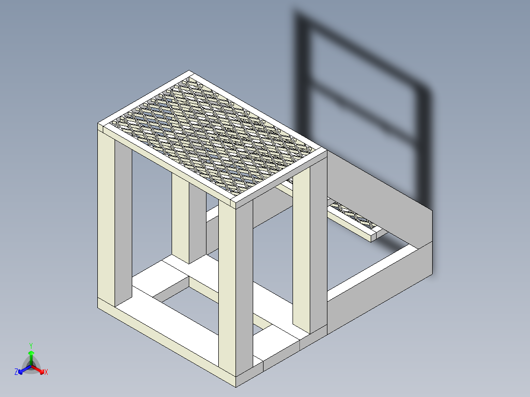 大型龙门加工中心楼梯