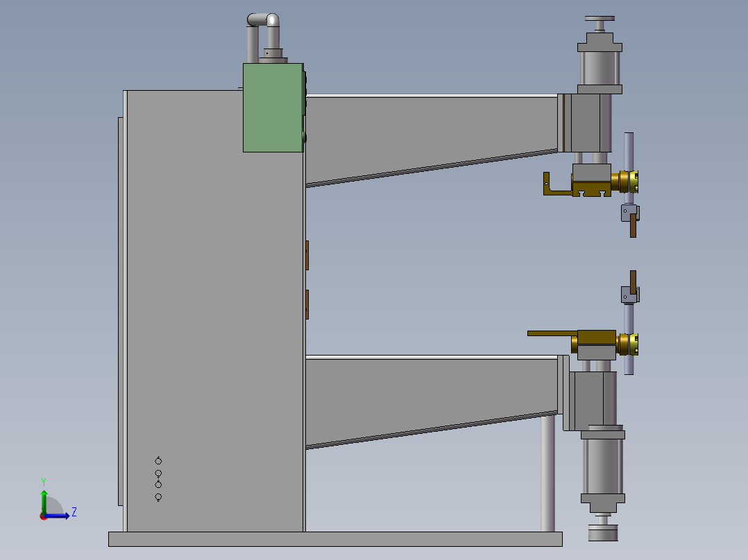 A7 点焊机左视图