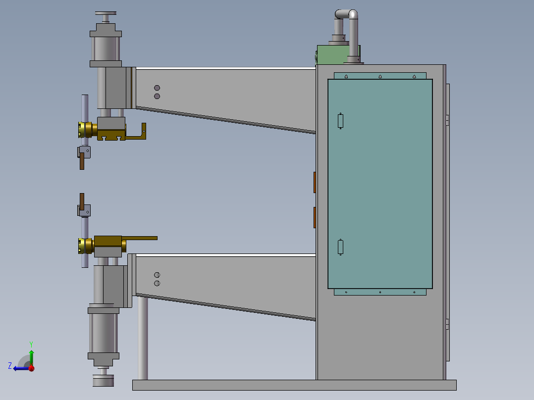 A7 点焊机右视图