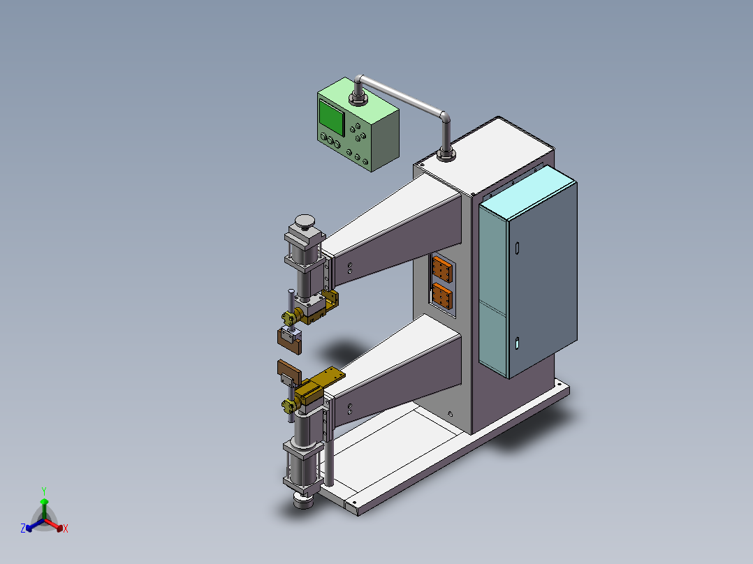 A7 点焊机正等轴测图