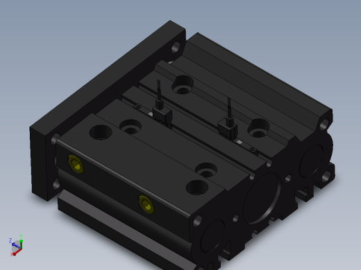气缸MGPM25-40Z-M9BV主视缩略图