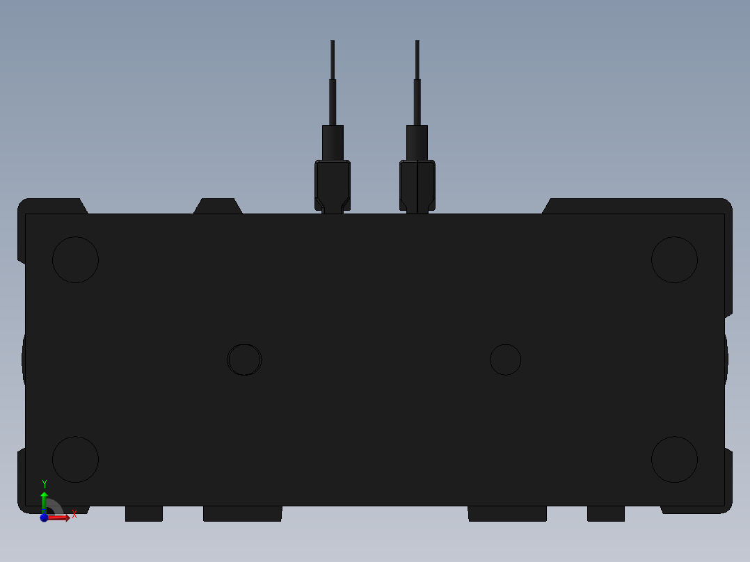 气缸MGPM25-40Z-M9BV前视图