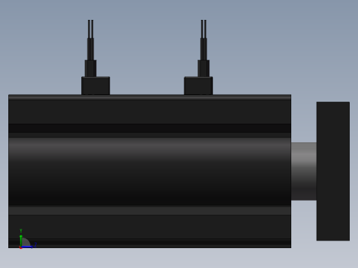 气缸MGPM25-40Z-M9BV左视缩略图
