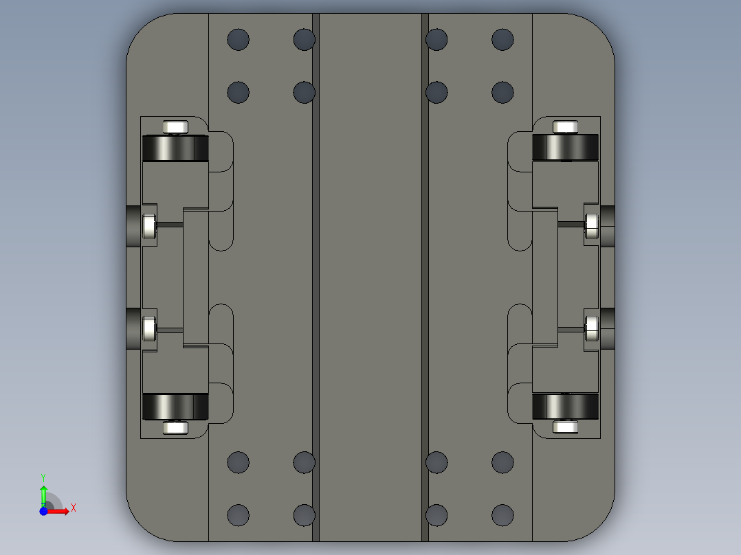 CNC 200W 模块支撑套件前视图