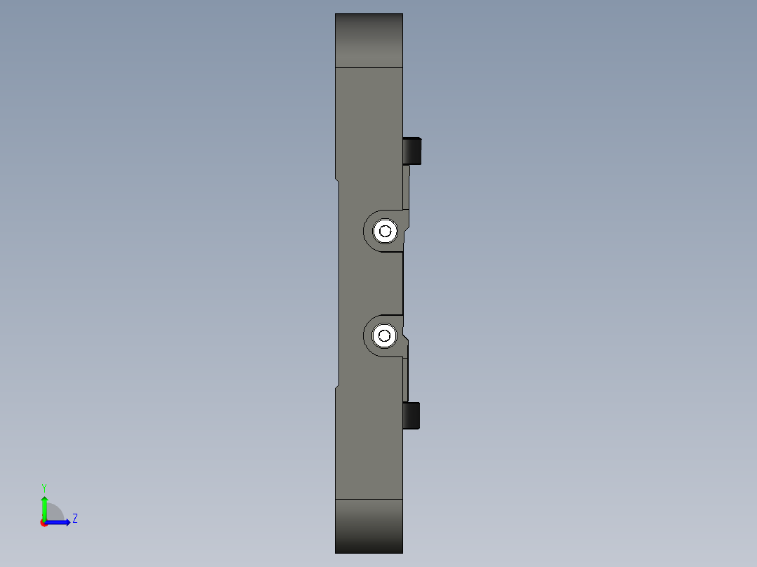 CNC 200W 模块支撑套件左视图
