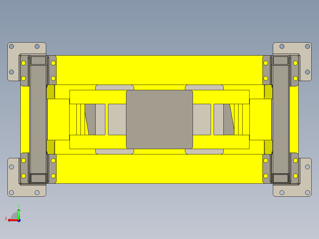 液压压机601后视图