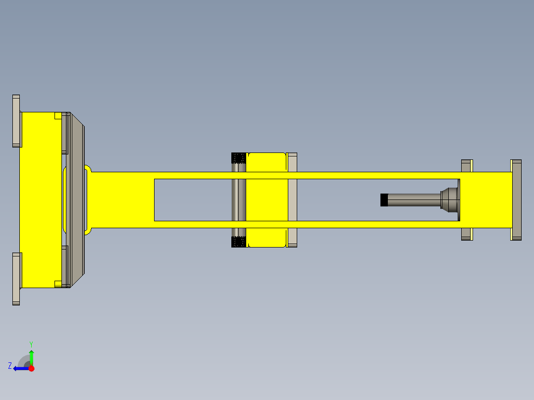 液压压机601右视图