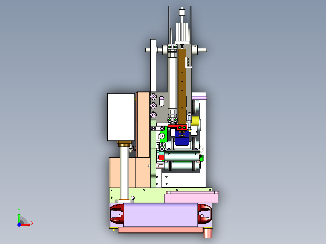 桌上型贴标机(成熟量产)前视图