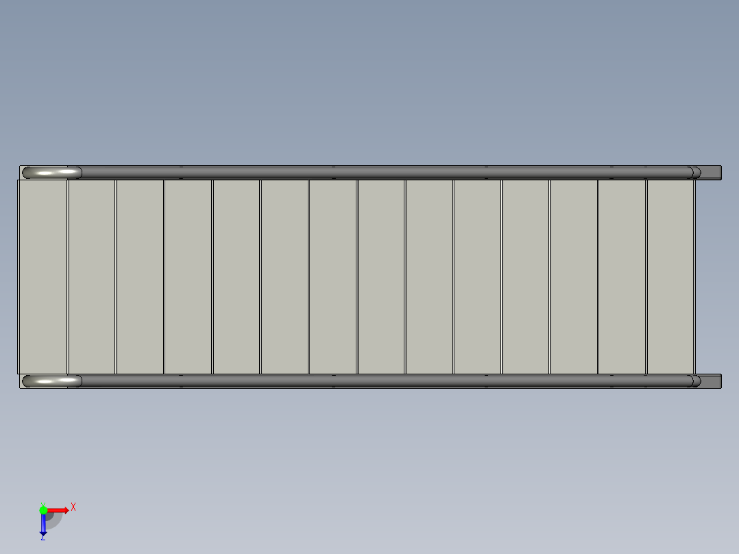 平台爬梯-001SJJ01俯视图