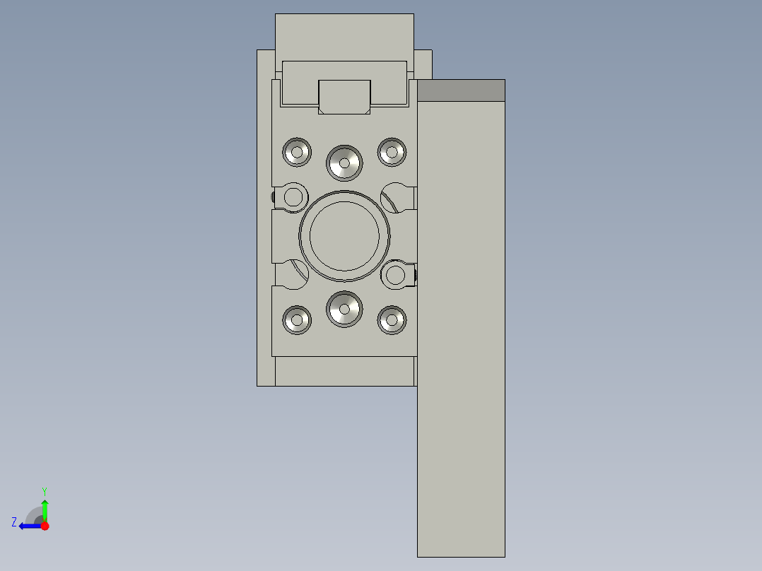 封边机-贴胶模块-300右视图