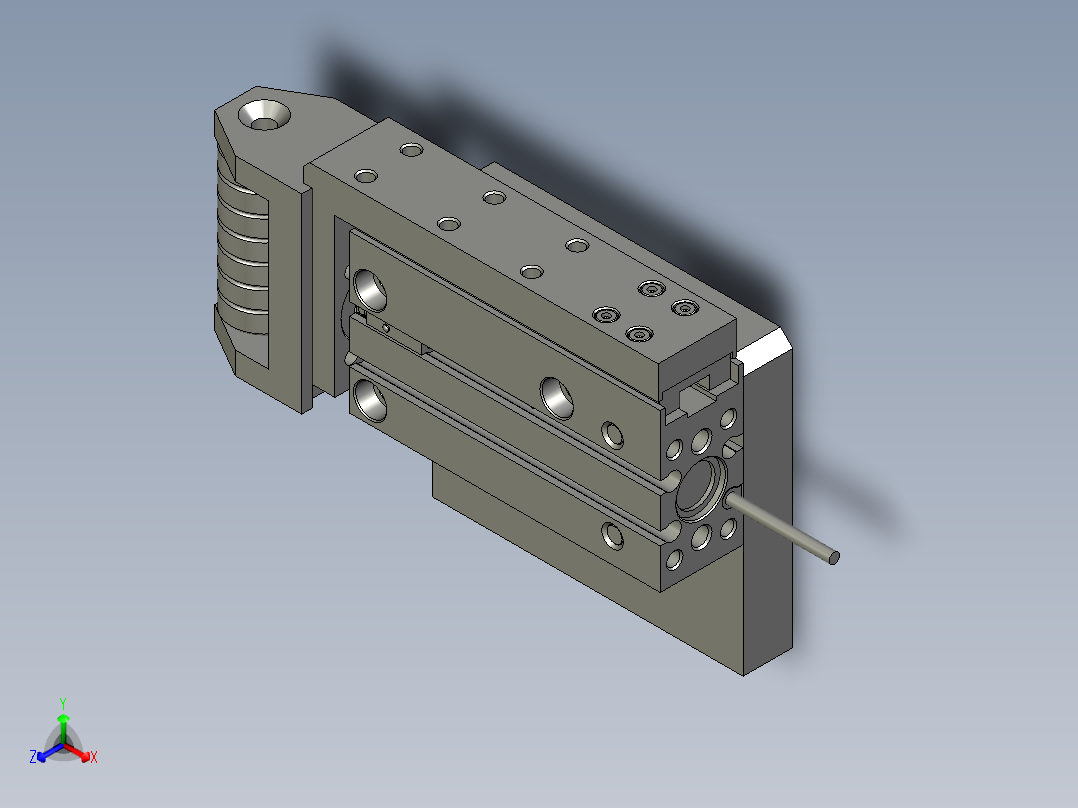 封边机-贴胶模块-300正等轴测图