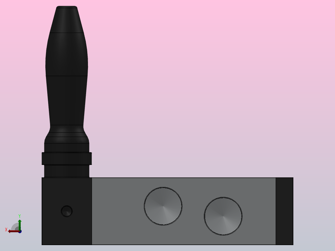 4H310-10-S手扳阀[4H310-10-S]后视图