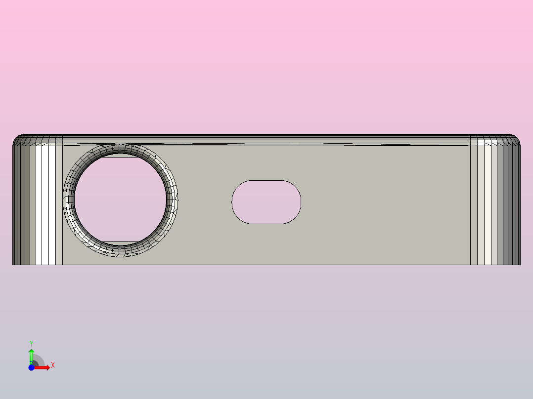 带集成充电端口13的iphone 5 5s底座前视图