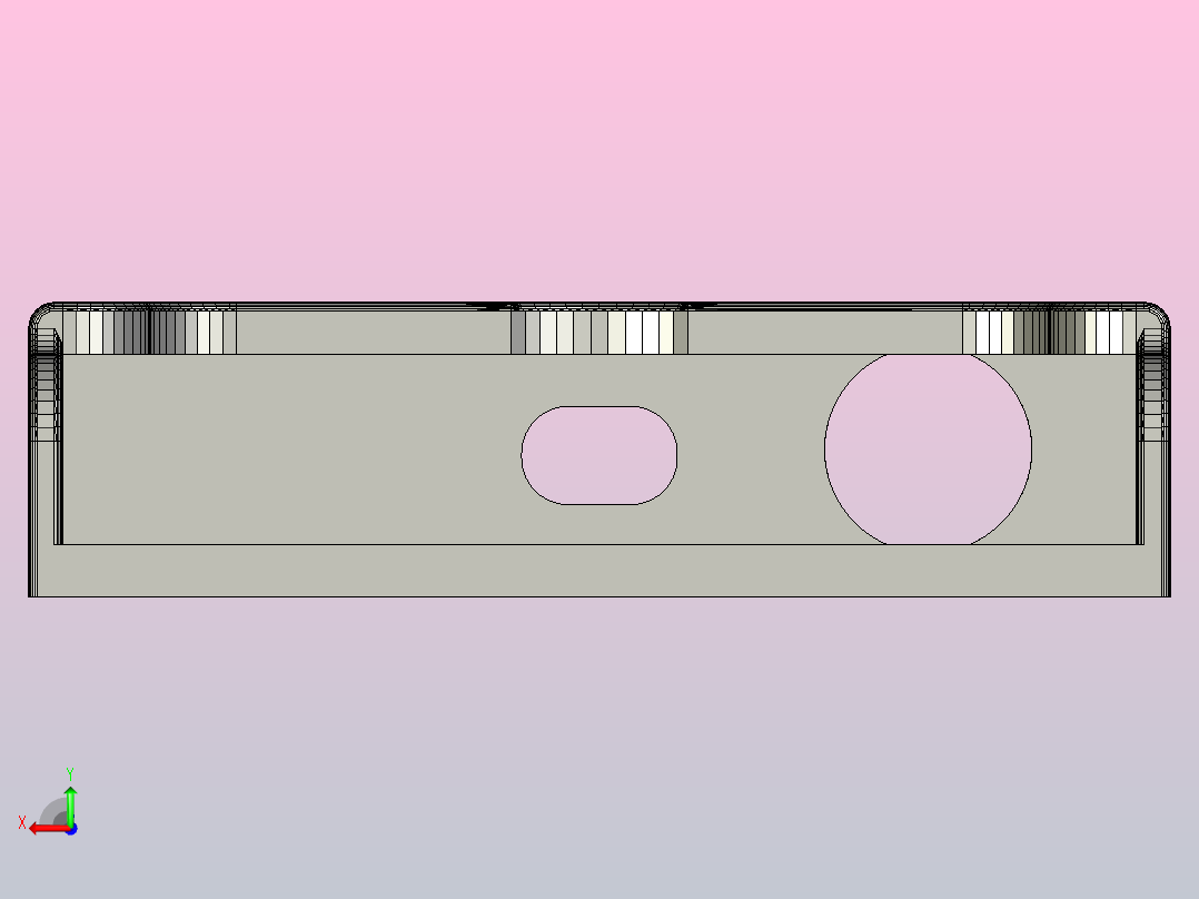 带集成充电端口13的iphone 5 5s底座后视图
