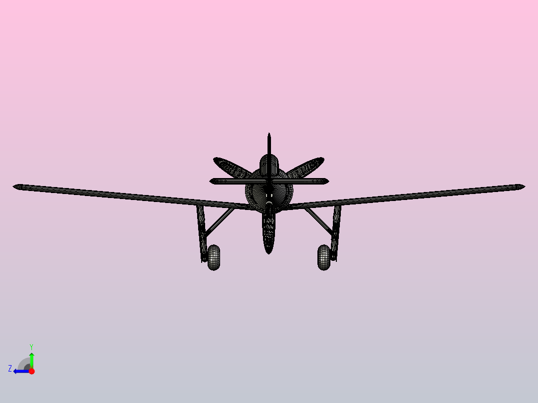 Focke-Wulf Ta 152飞机右视图