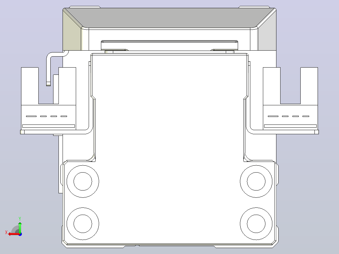 滚珠丝杠直线轴内置导轨TPA-GCR-50-1210C-L50-M-M10-N3后视图