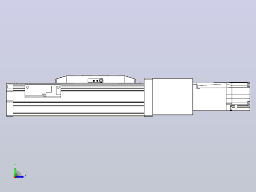滚珠丝杠直线轴内置导轨TPA-GCR-50-1210C-L50-M-M10-N3左视缩略图