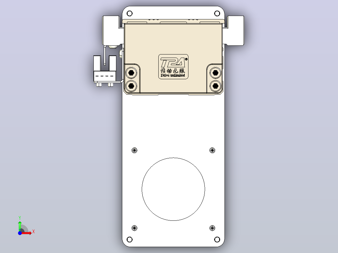 线性模块铝制底座TPA-KNR-60E-1205C-L650A1-MP-BJ57-N3前视图