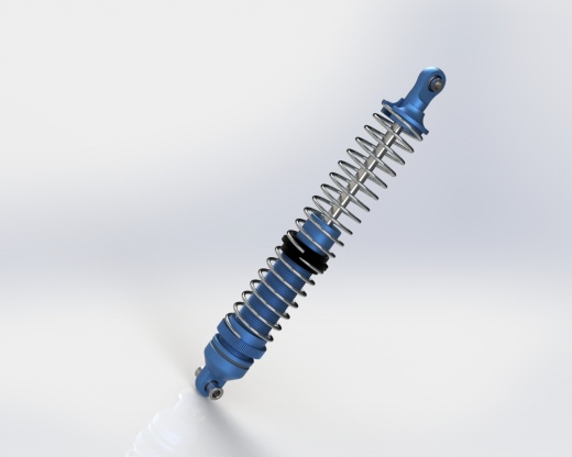 140毫米RC遥控车弹簧减震器3D图纸 Solidworks设计缩略图