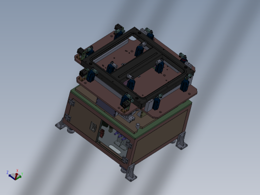 钣金组焊上下框架组焊治具