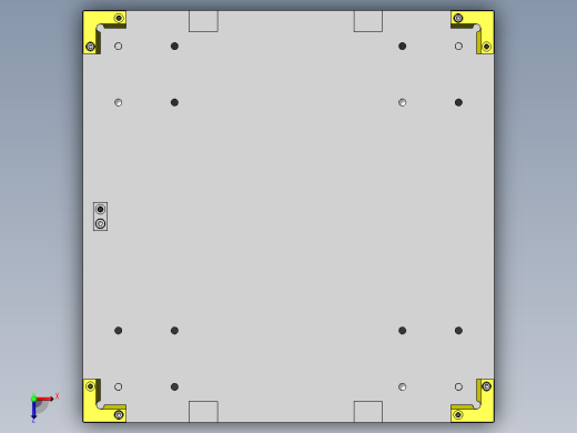 电路板定位托盘俯视缩略图