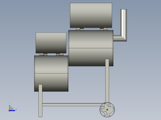 烧烤炉左视缩略图