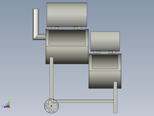 烧烤炉右视缩略图