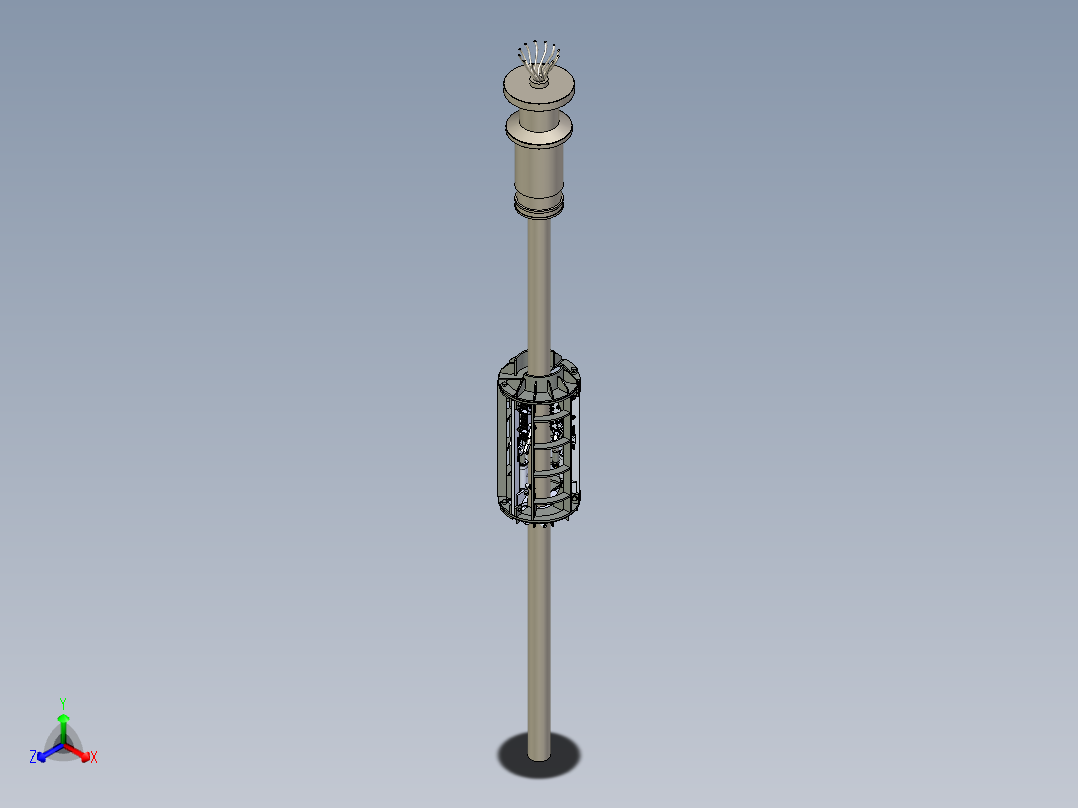 爬管机器人三维建模