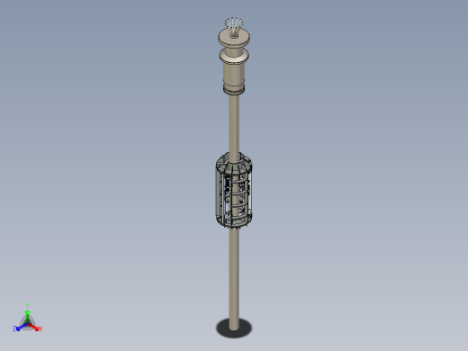 爬管机器人三维建模