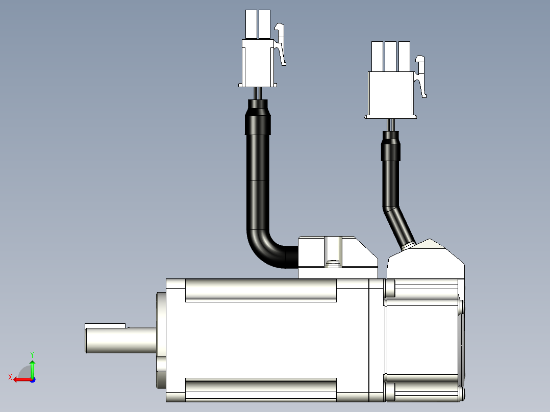 松下电机-MATSUSHITA_MSMF012L1U2后视图