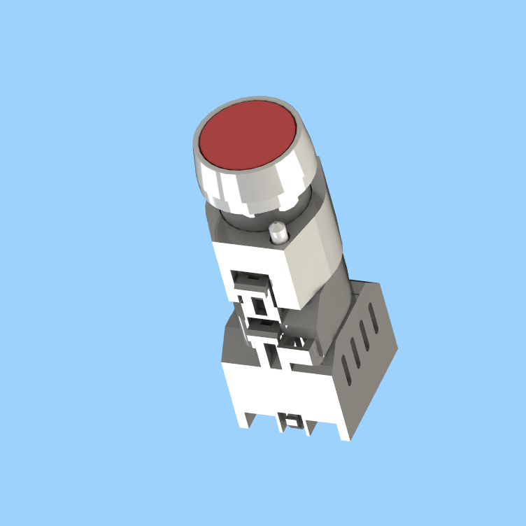 各种开关按钮模型 3D图 机