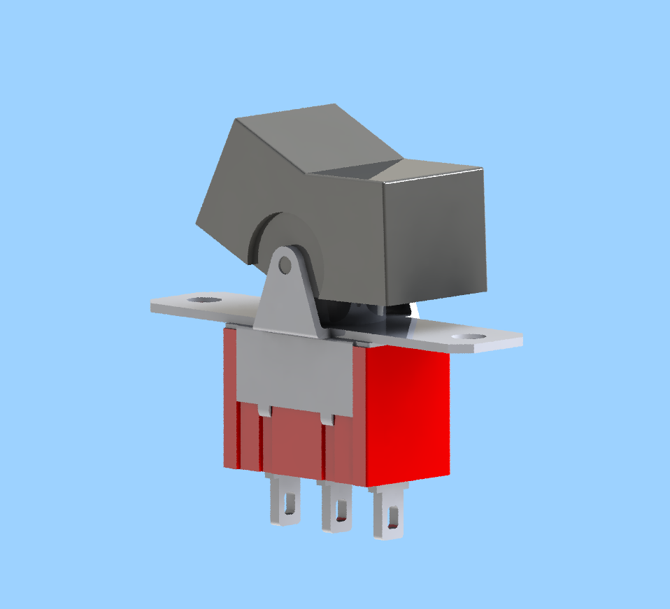 各种开关按钮模型 3D图 机