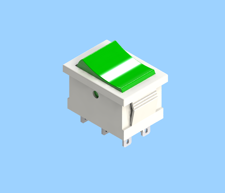 各种开关按钮模型 3D图 机