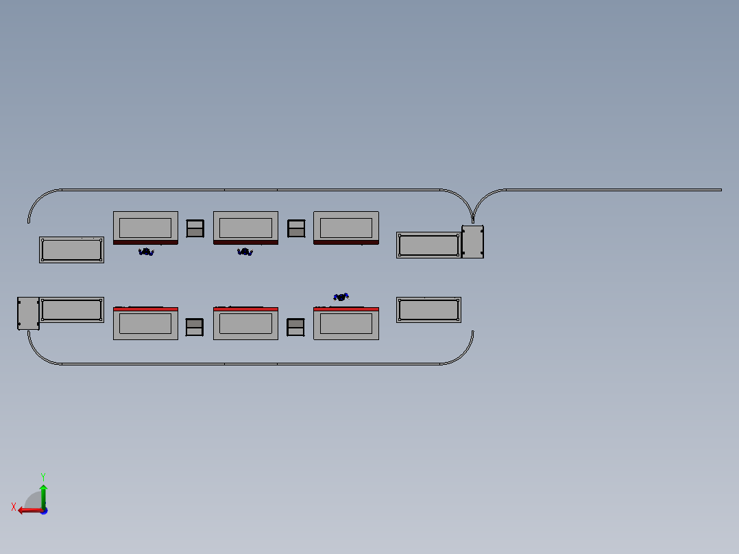 简易FMS长城汽车模型2后视图