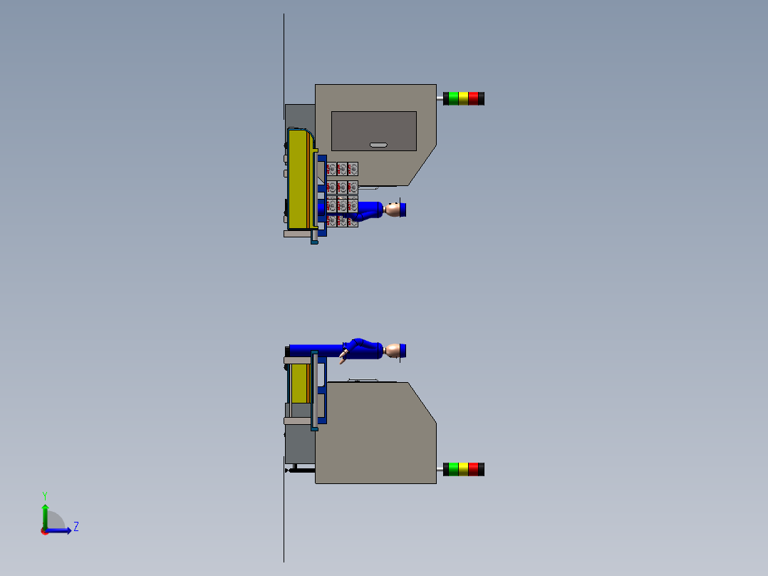 简易FMS长城汽车模型2左视图