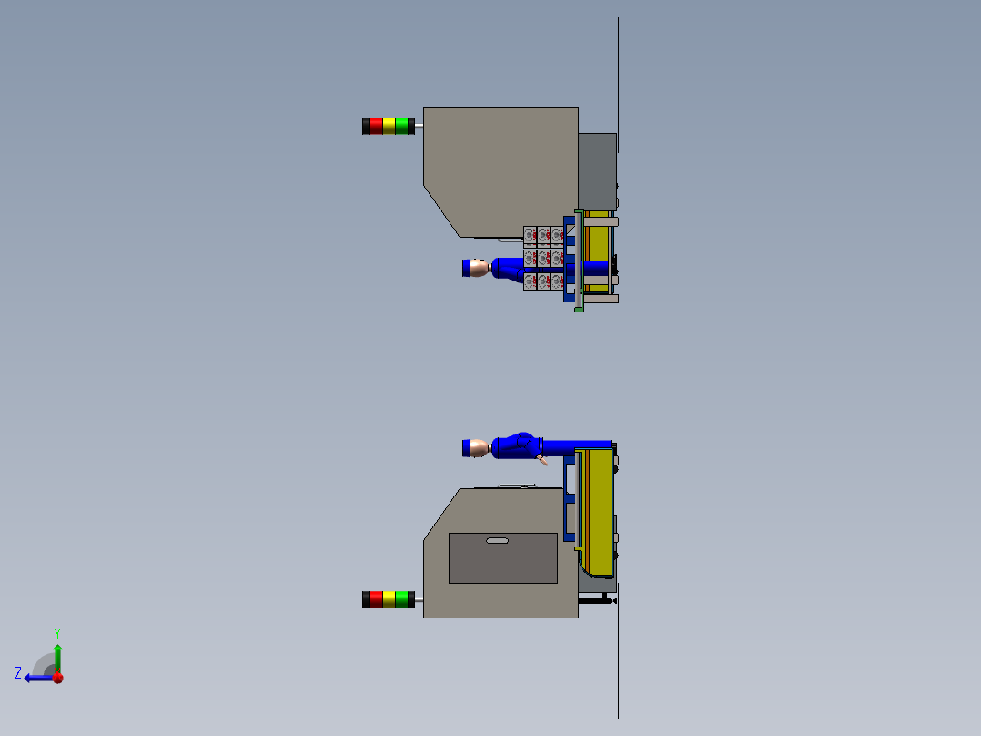 简易FMS长城汽车模型2右视图