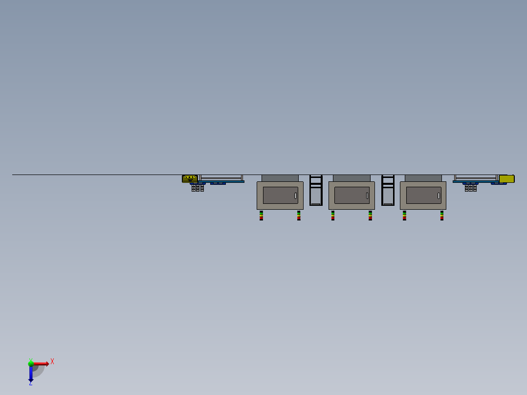简易FMS长城汽车模型2俯视图